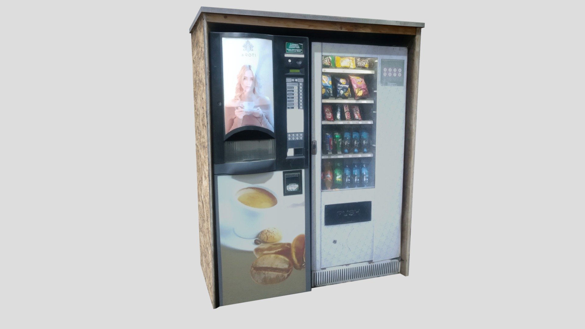 vendingmachine + coffeemachine 3d model