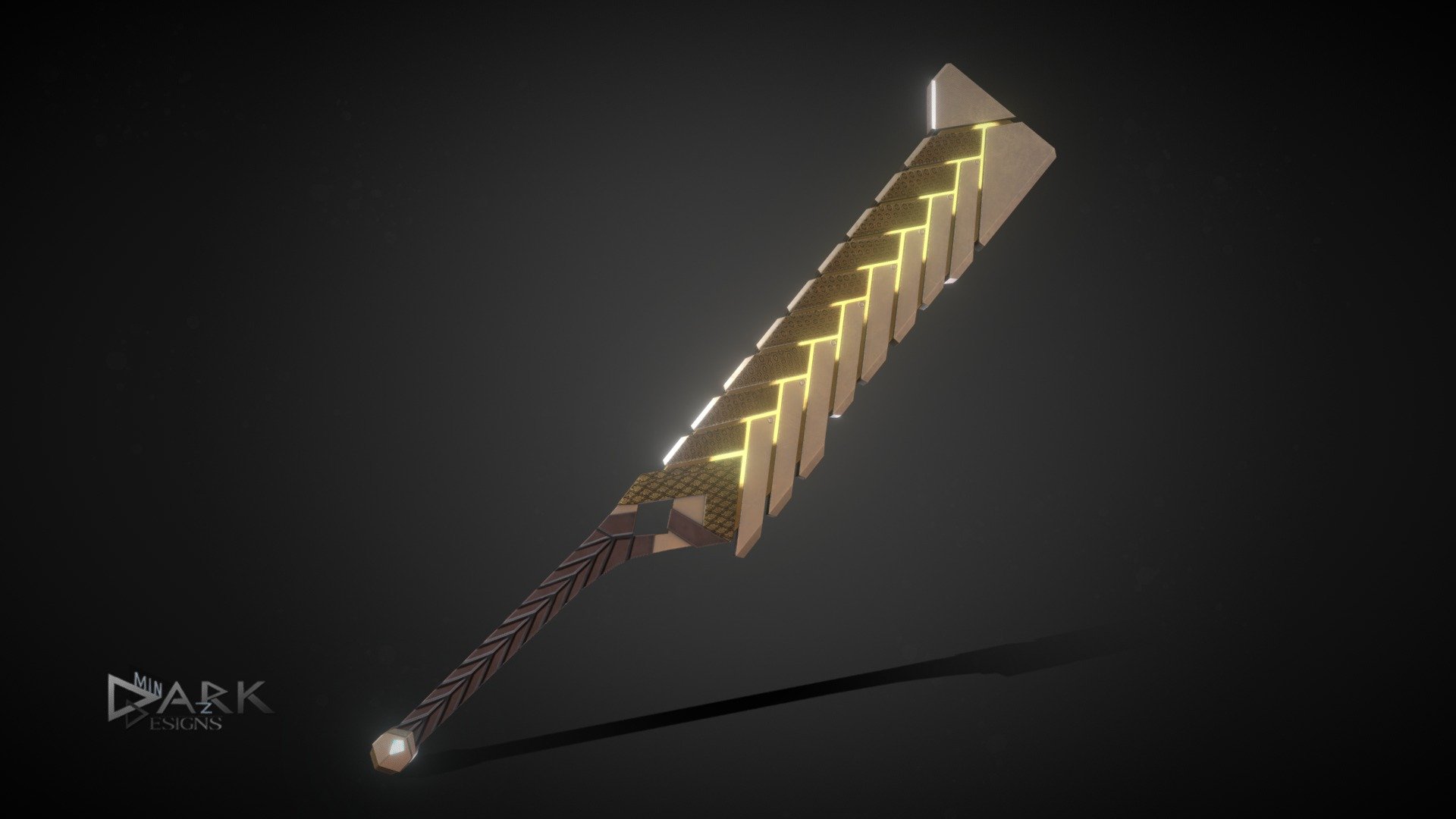 Mechanical Sword 3d model