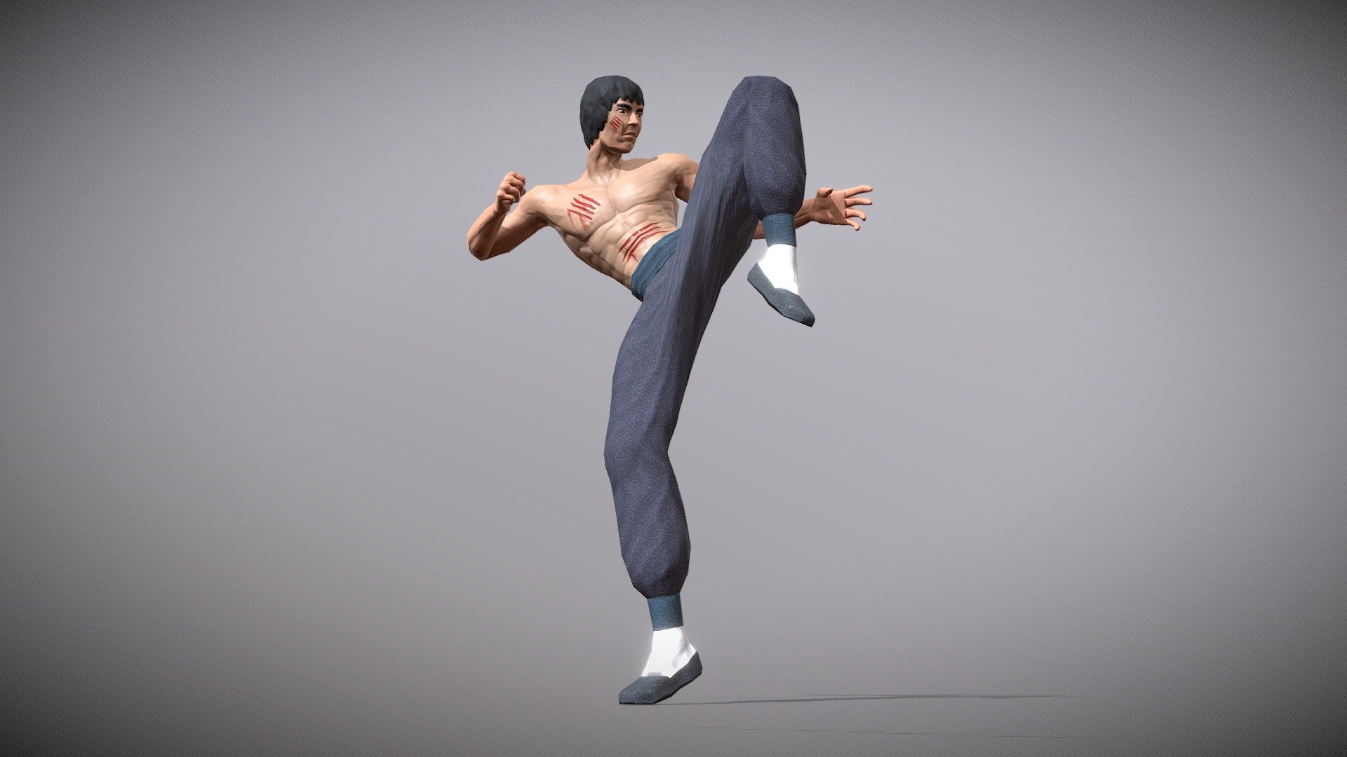 Bruce Lee 3d model