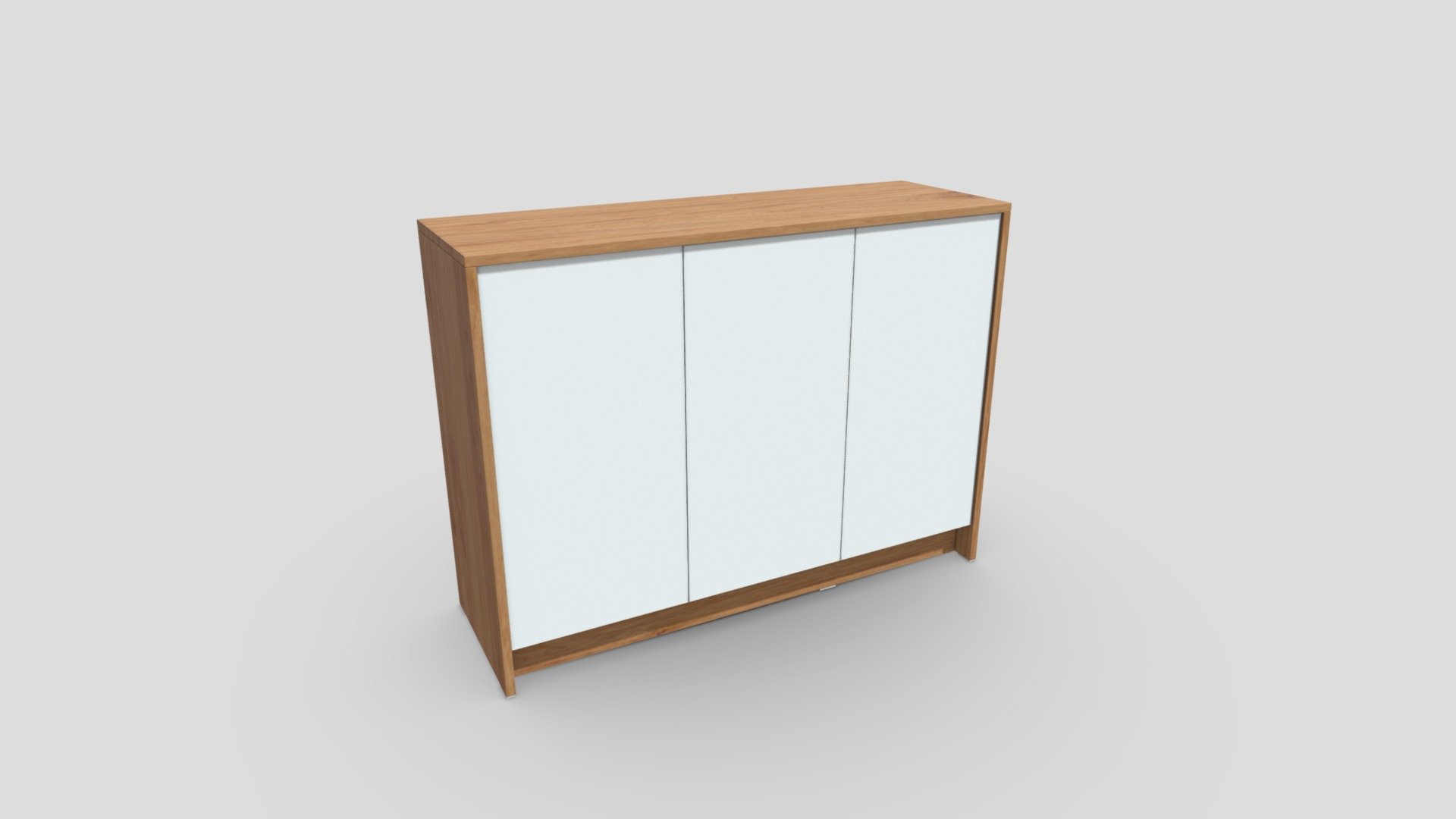 rhapsody minimal 1200 storage cabinet 3d model