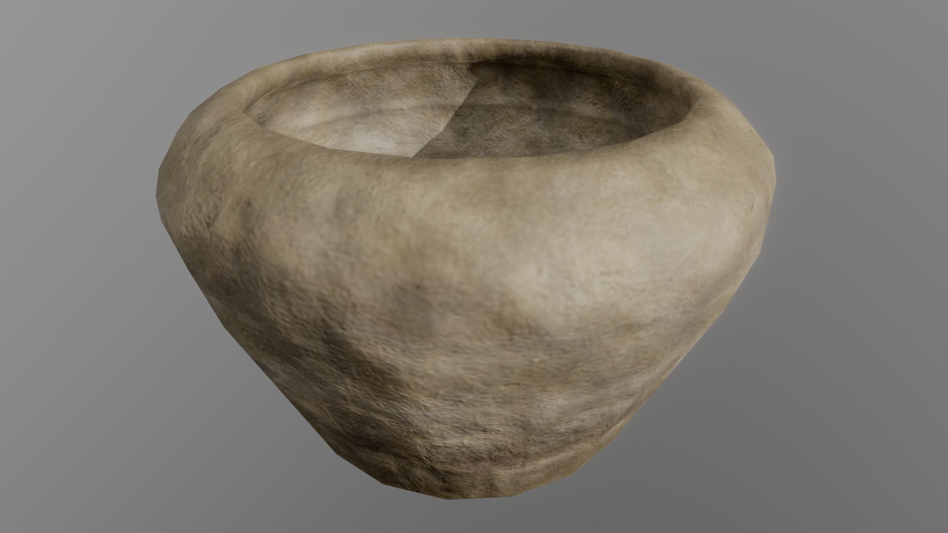 Clay Pottery 3 (Viking) 3d model