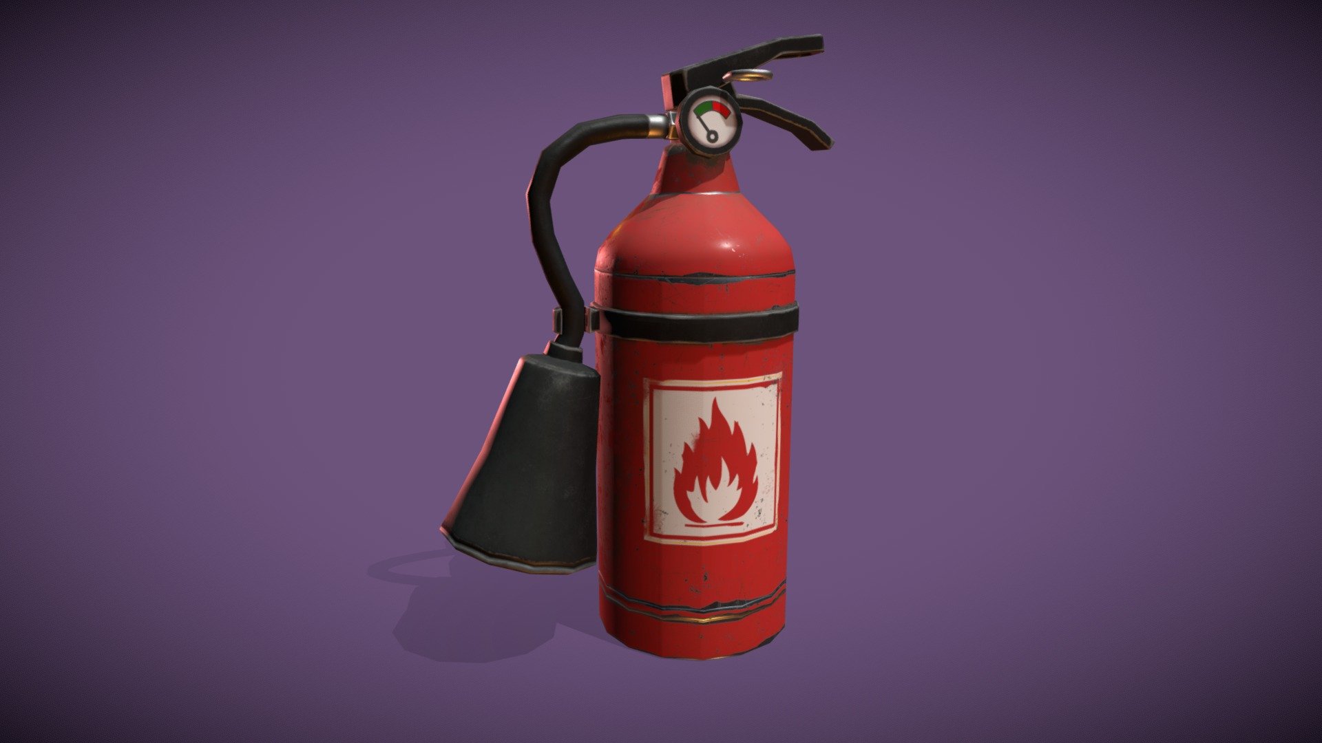 Fire Extinguisher 3d model