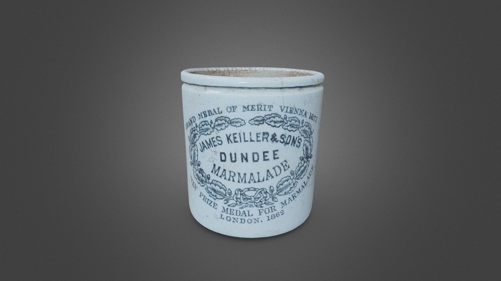 Keillers Marmalade Jar 3d model