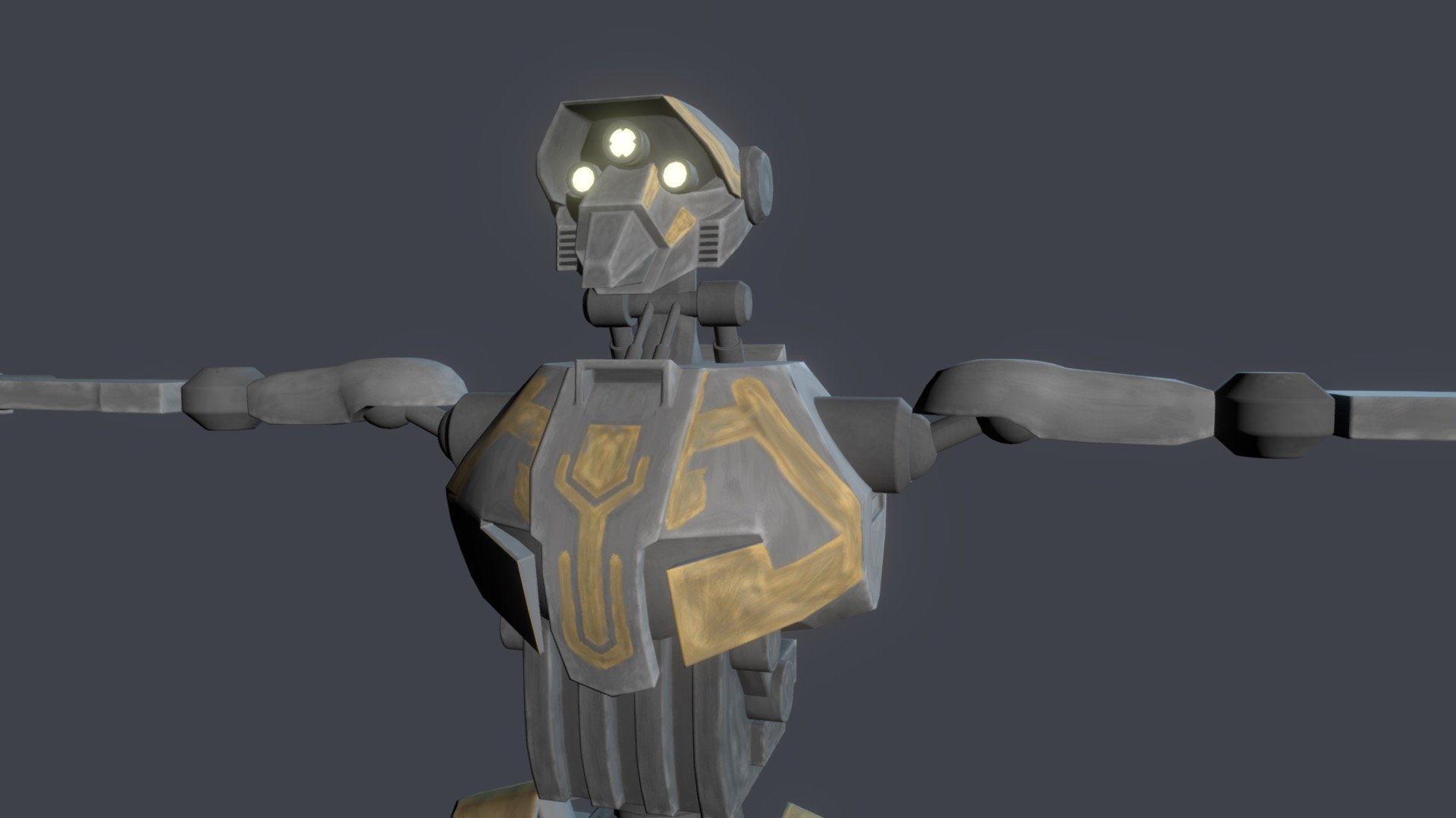 Super Tactical Droid 3d model