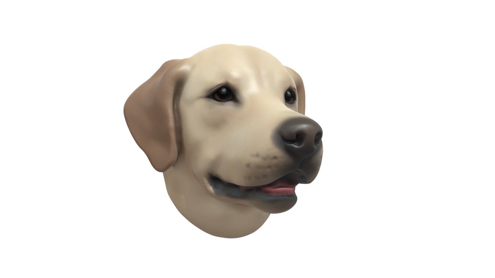 Labrador pet model jewellery 3d model