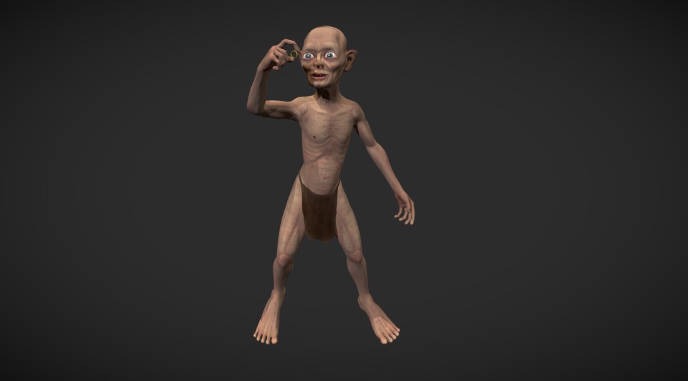 Gollum: My Precious 3d model