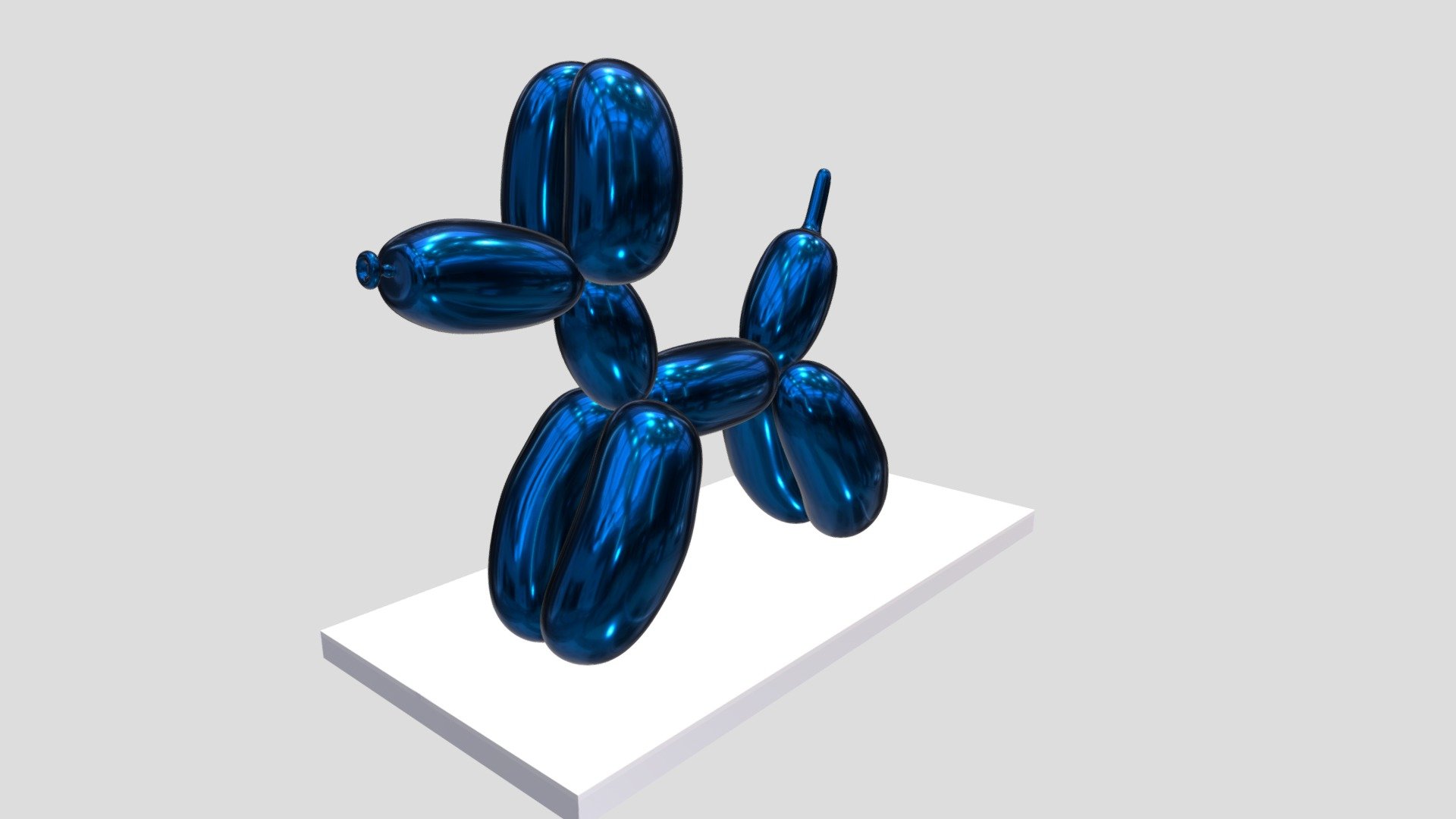 Balloon Dog by Jeff Koons 3d model