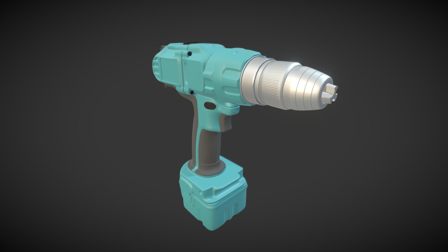 DeWalt Drill 3d model