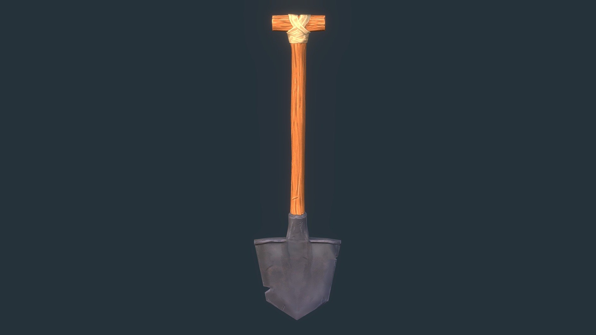 Stylized Shovel 3d model