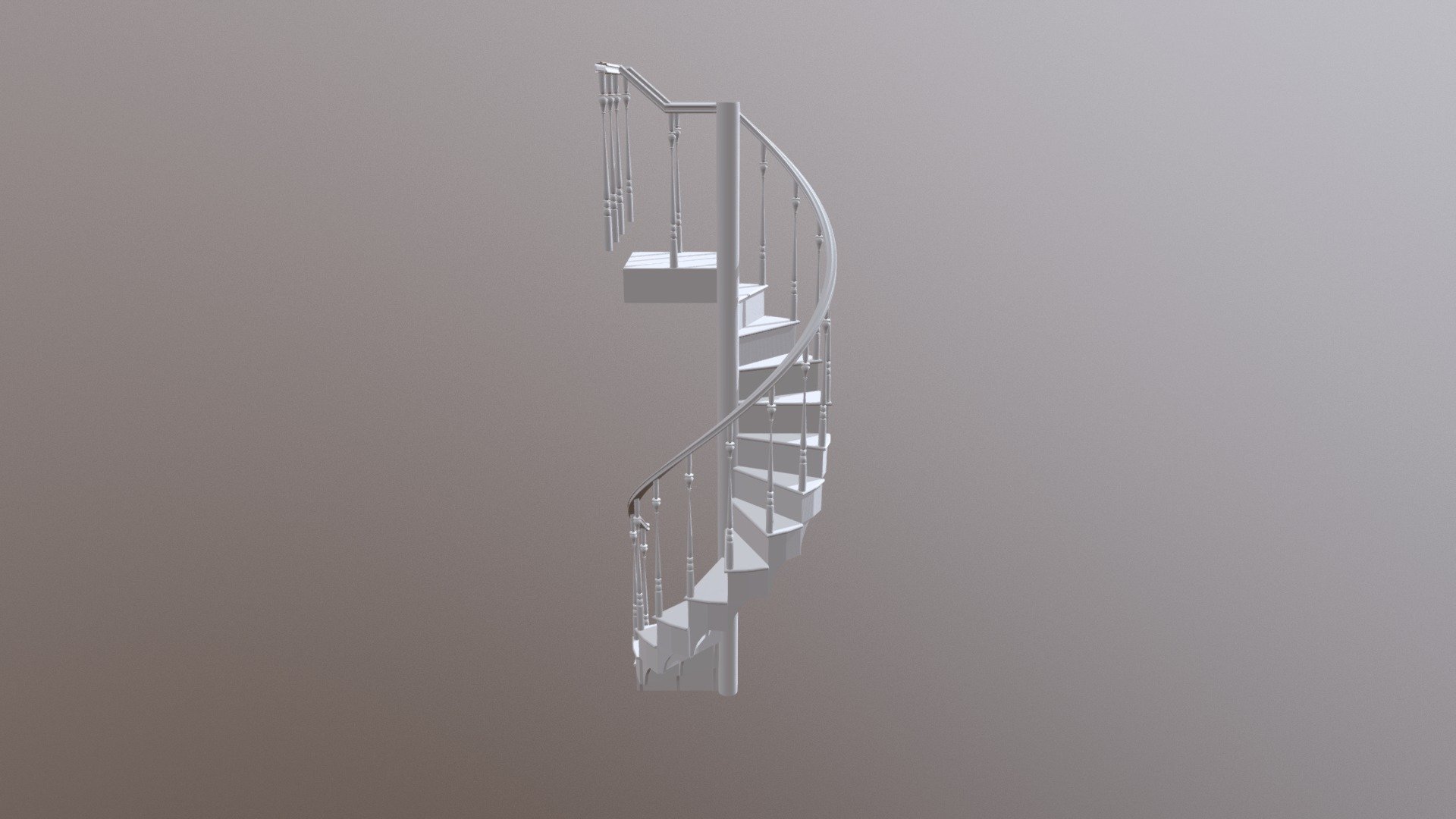 Spiral Stair 3d model