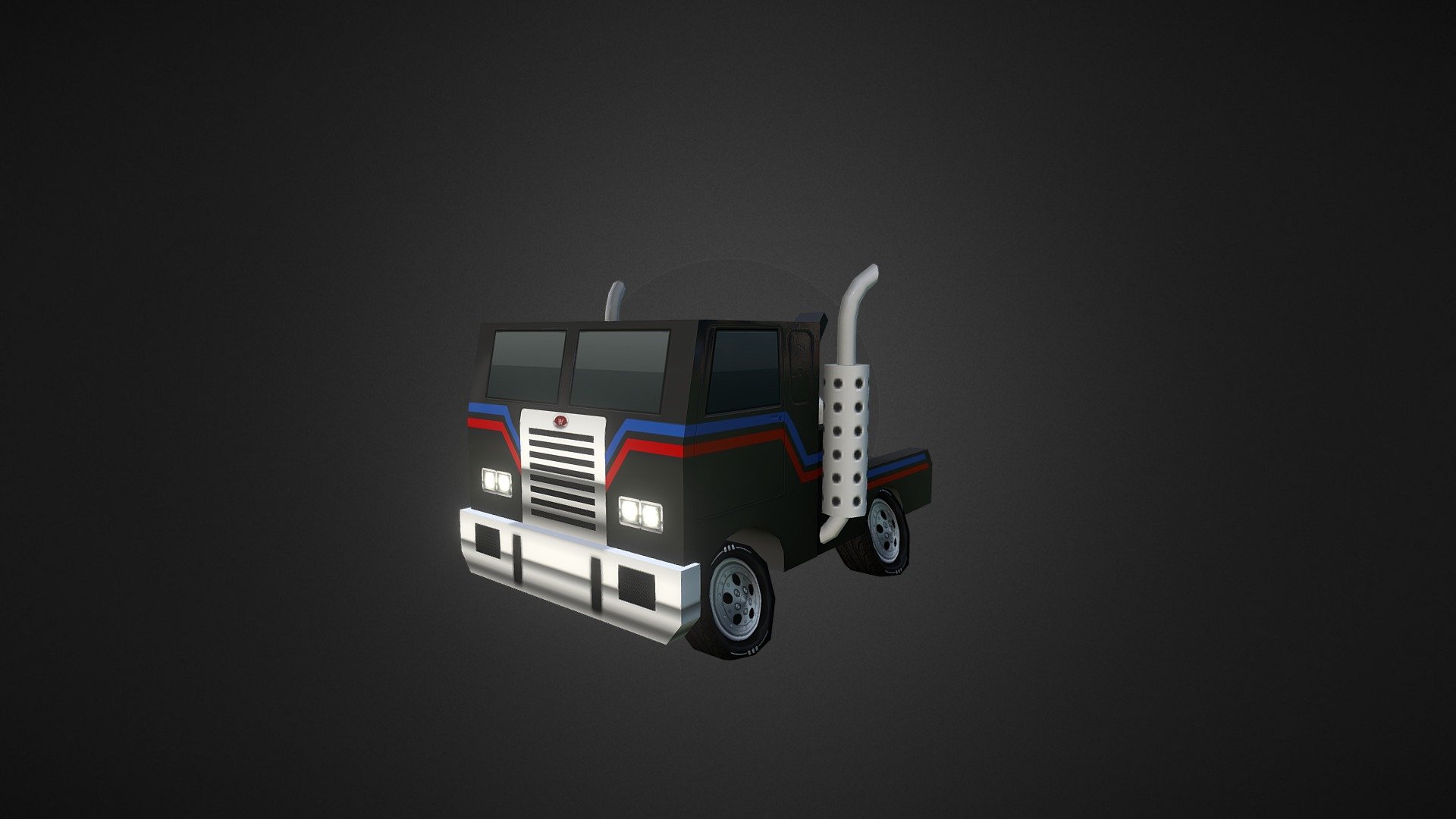 T Truck 3d model