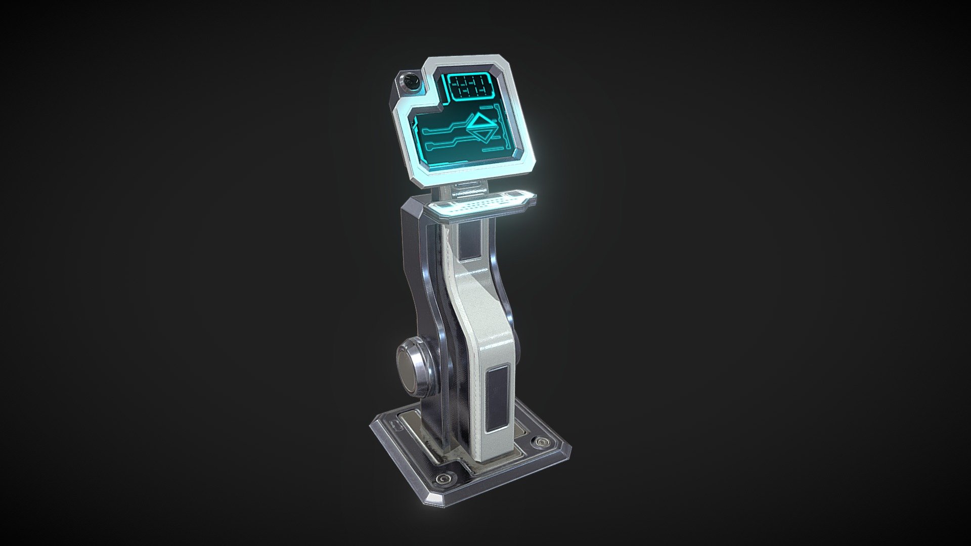 SciFI Control Panel 3d model