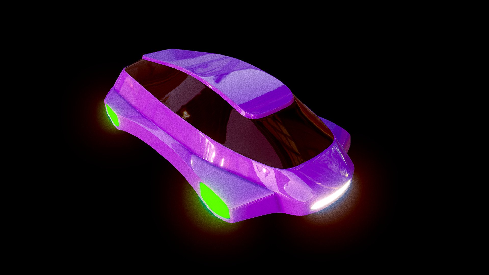 Scifi Car 3d model