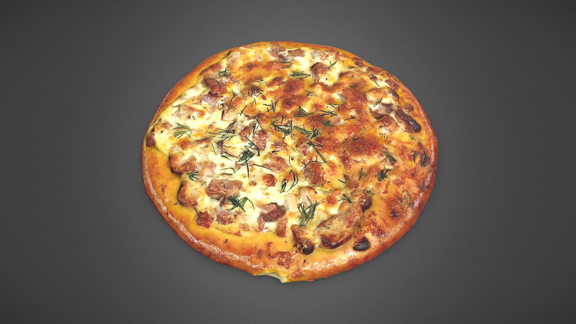 Cheap Pizza 3d model