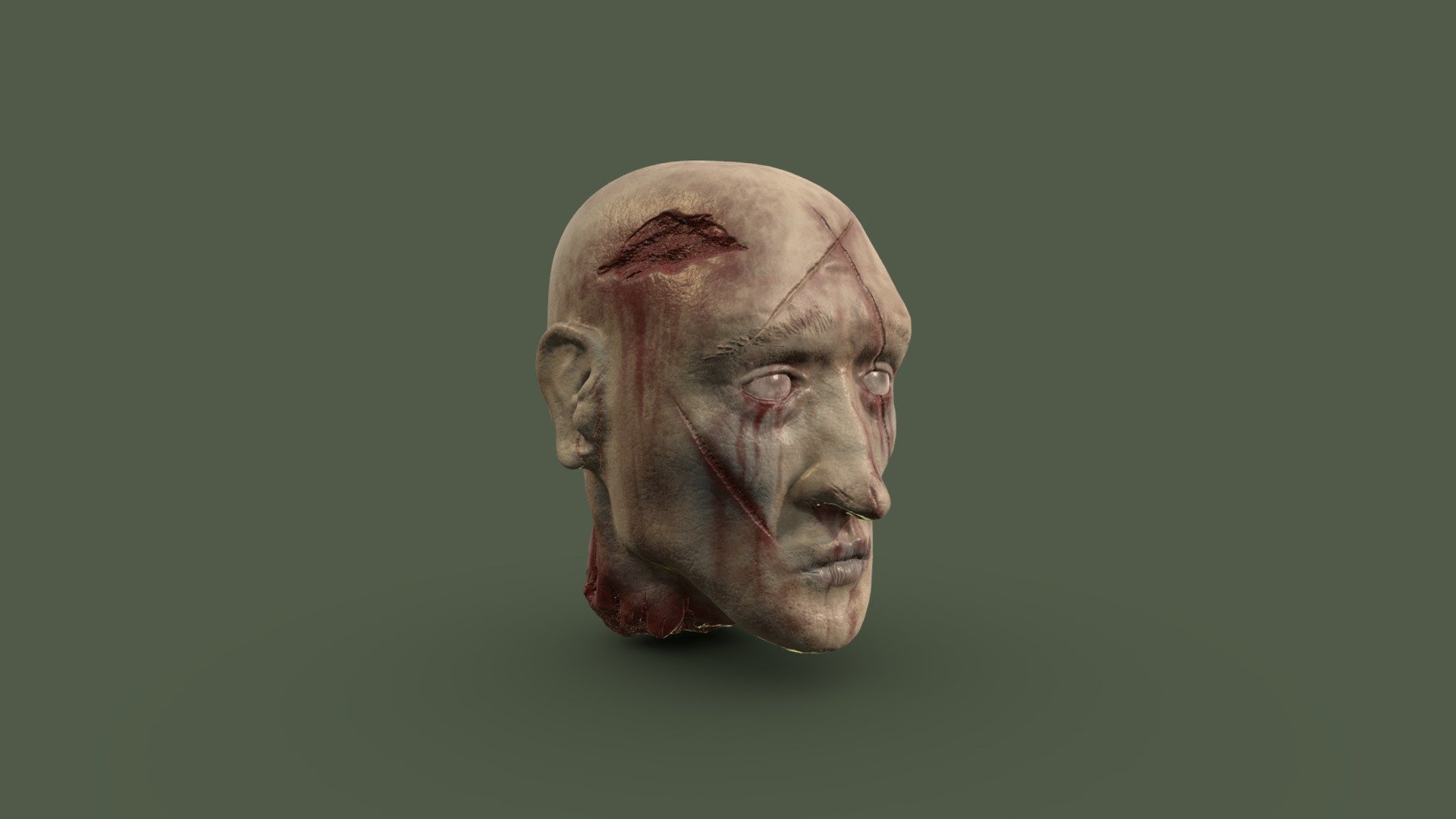 Severed Head 3d model