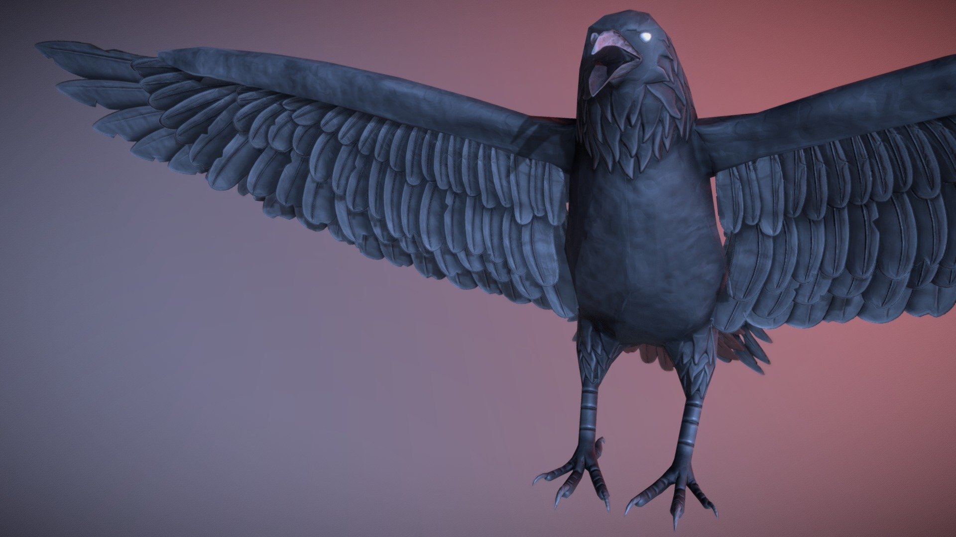 Raven 3d model