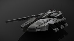 Scifi Ghost Medium Stealth Antigrav Tank