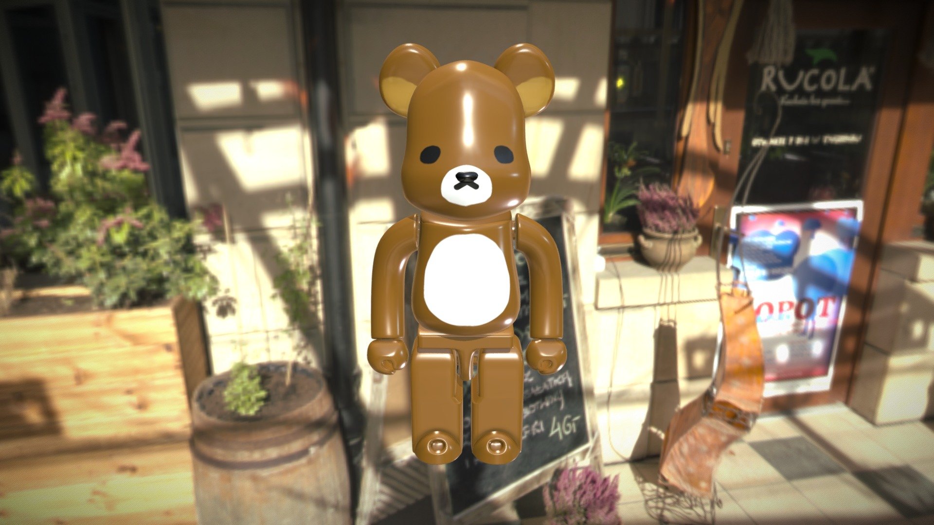 Be@rbrick_rilakkuma version 3d model