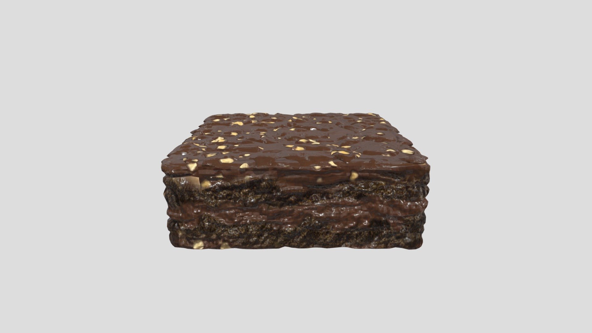 Brownie 3d model