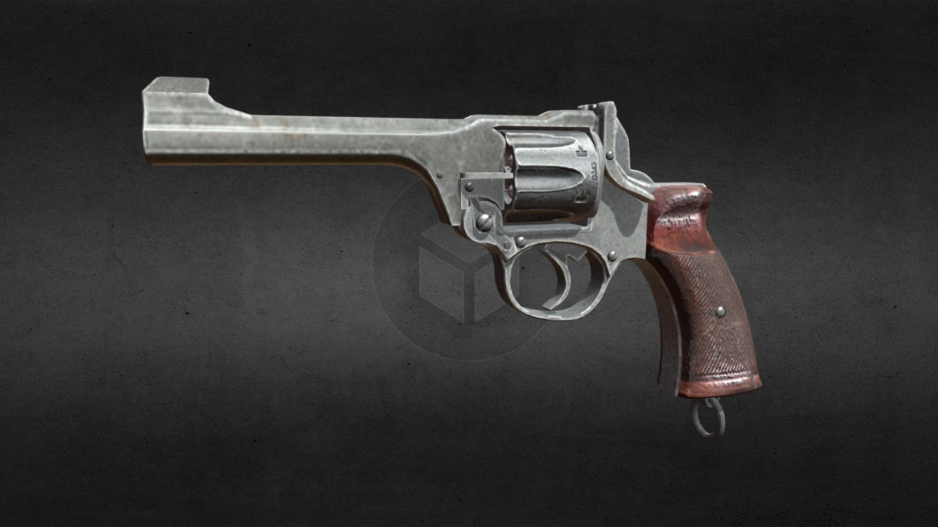 Enfield No2 MK1 Pistol 3d model