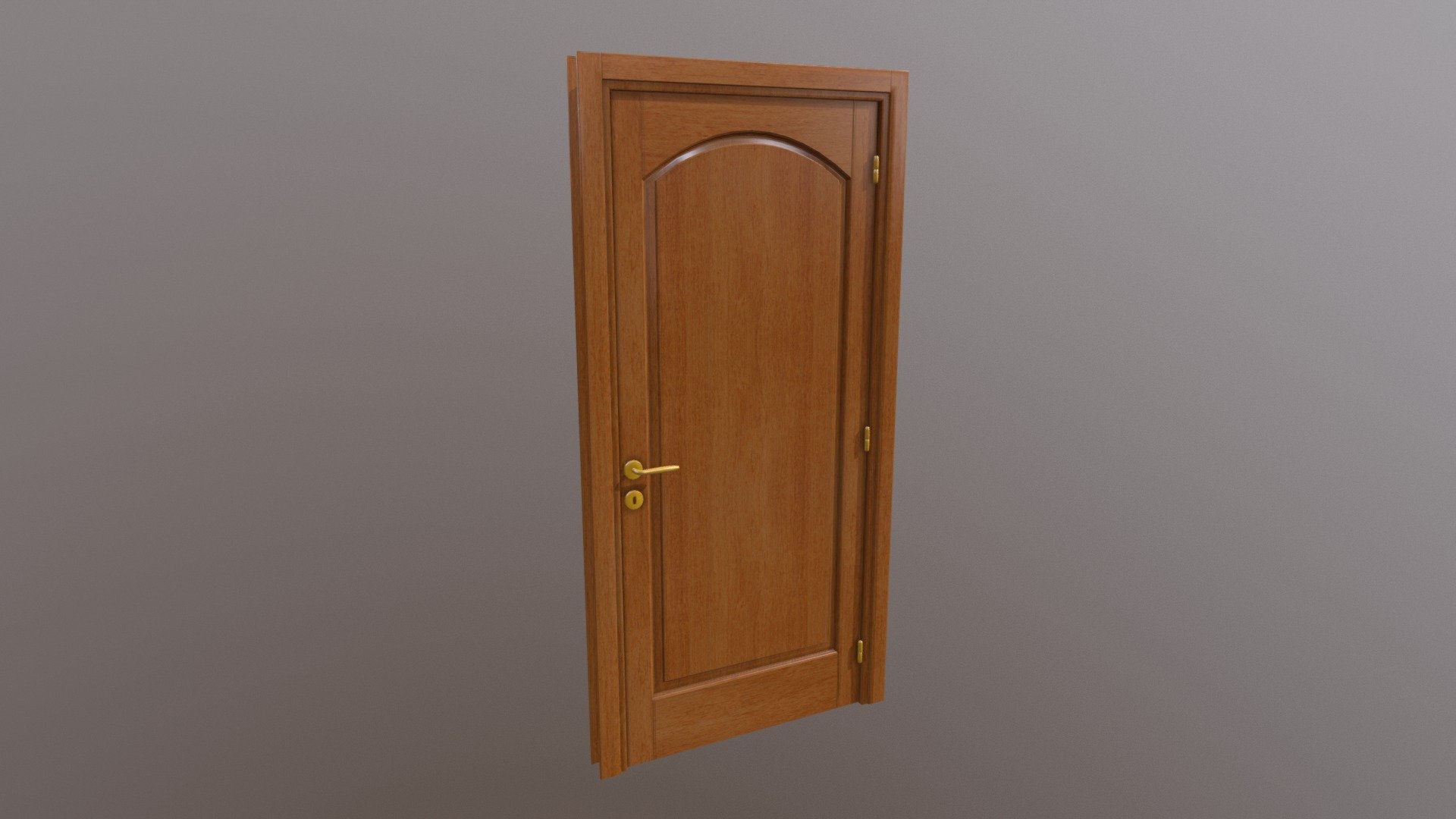 Wooden Door 3d model