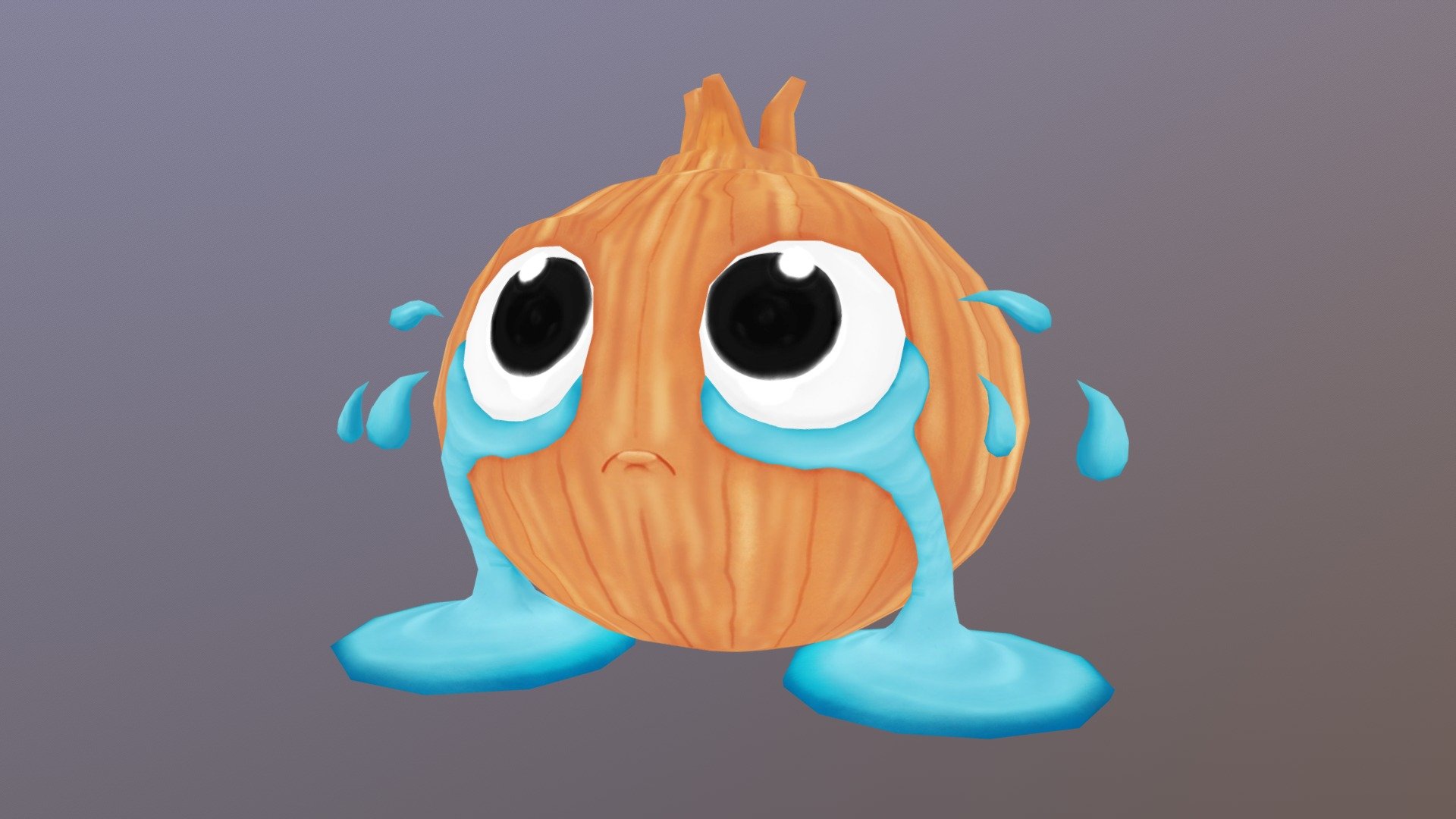 Crying Onion 3d model