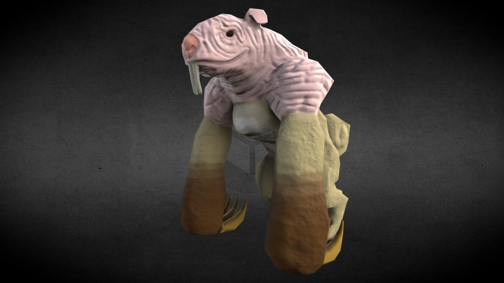 The Naked Slog / Katelyn McCaigue Fan Art 3d model