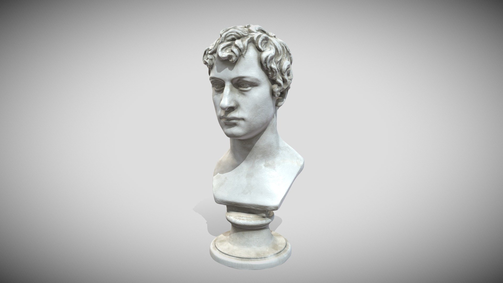 Brandt Bust Statue 3d model