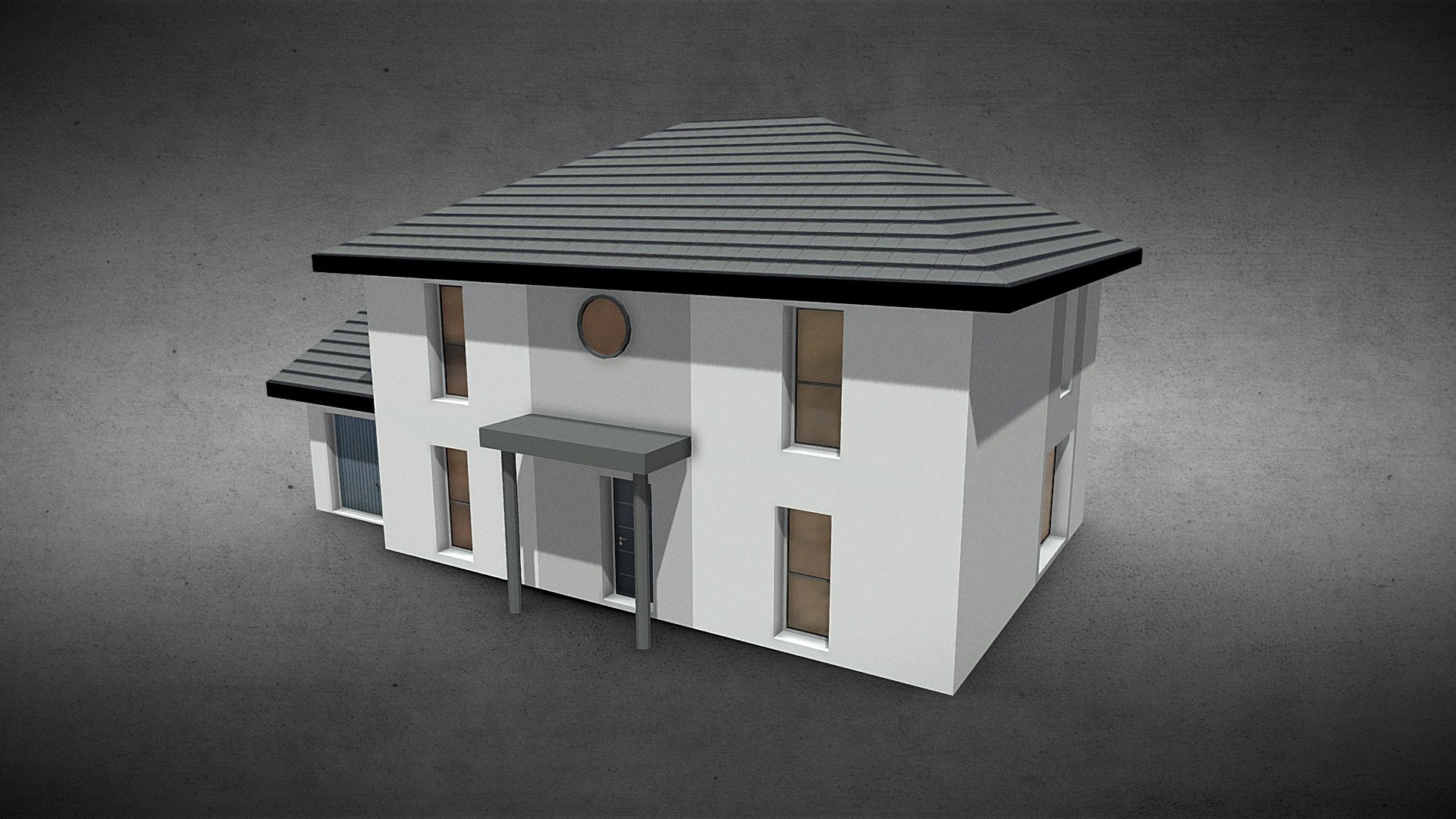 Villa 3d model