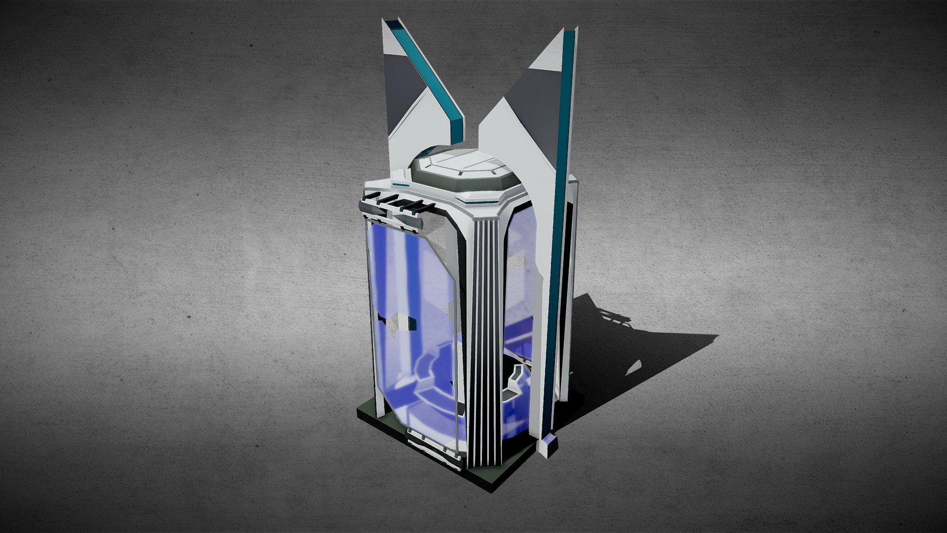 SciFi building_227 3d model