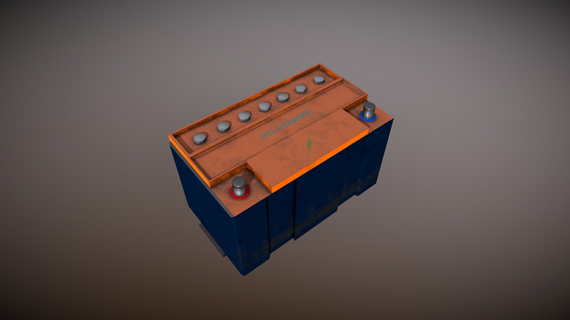 battery 3d model