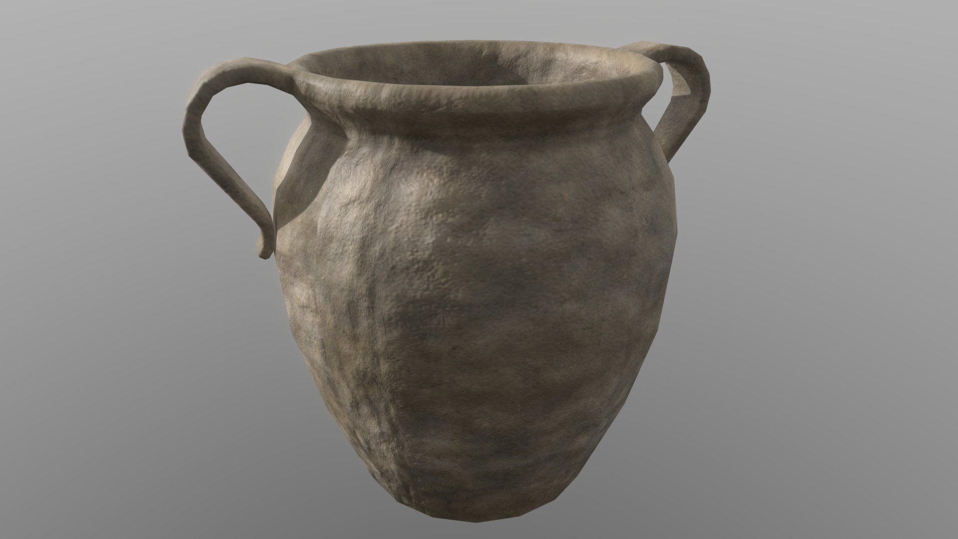 Clay Pottery 5 (Viking) 3d model