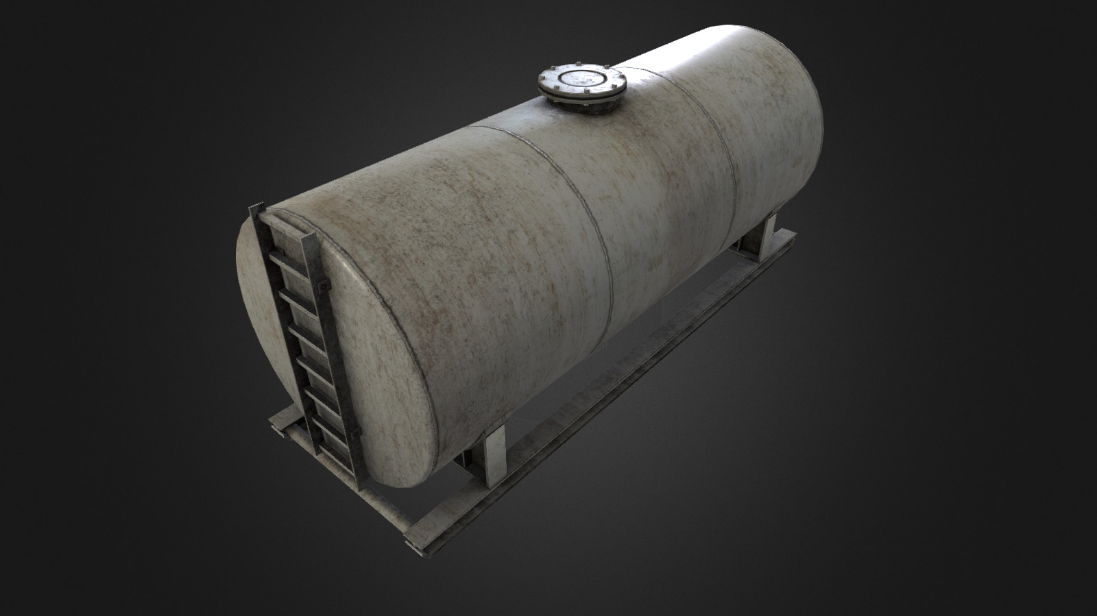 Water Storage Tank Big 3d model