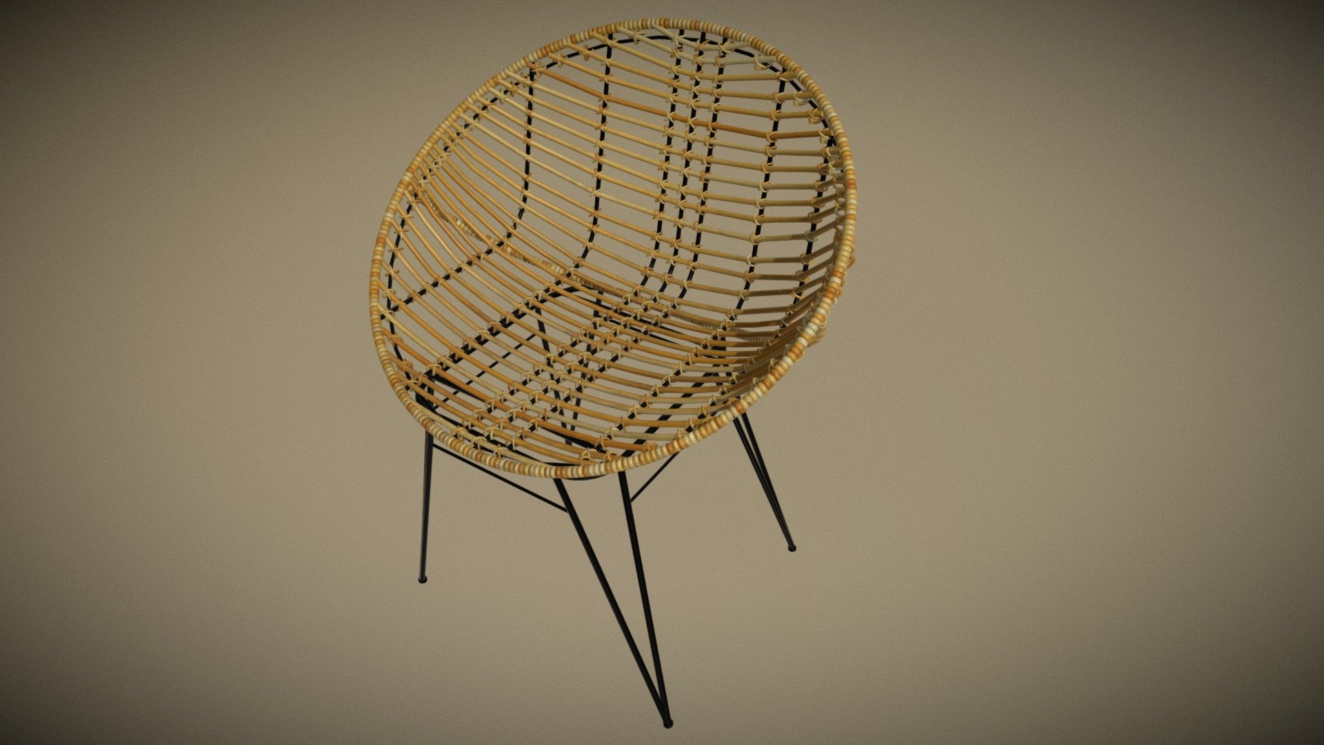 Rattan Chair 3d model