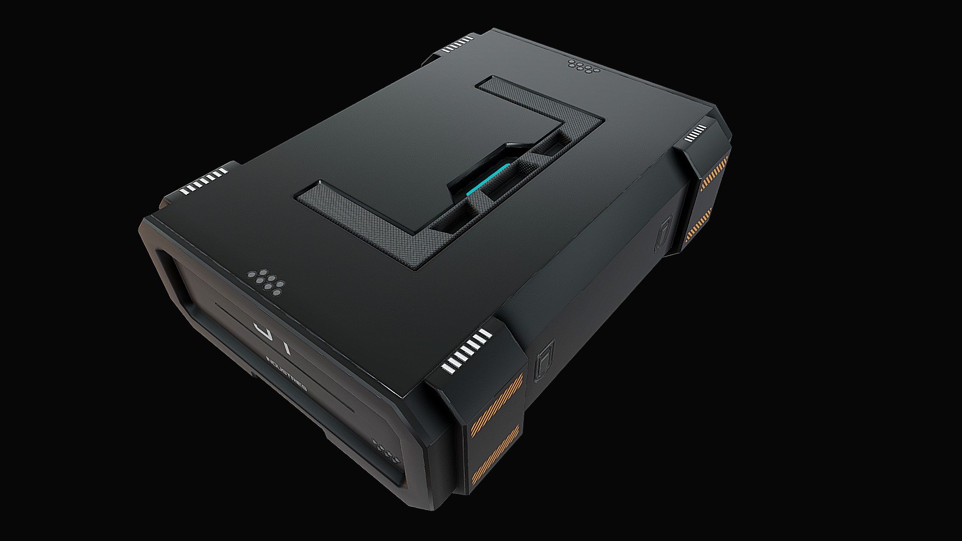 Sci-Fi Crate 3d model