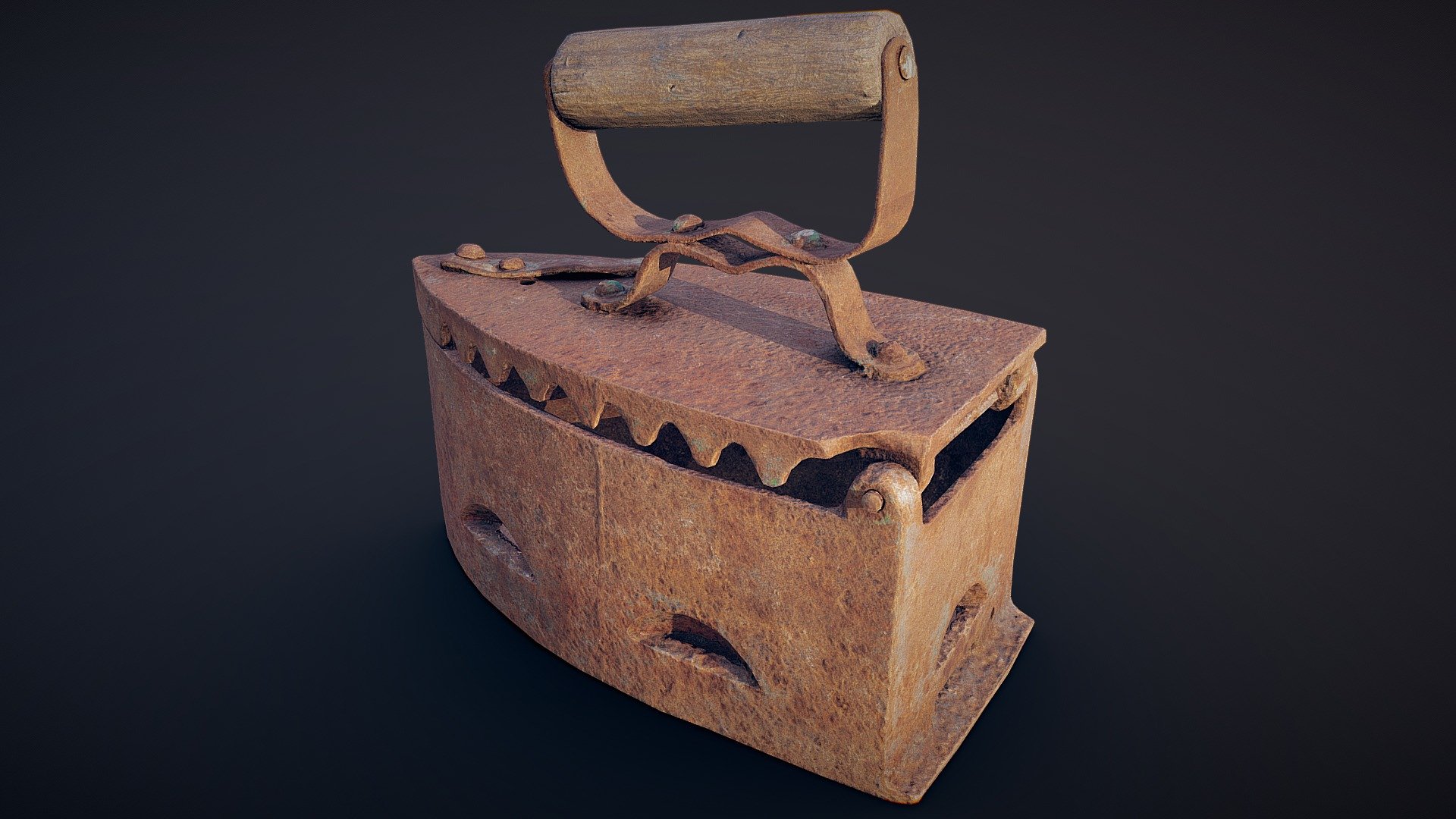 Antique Iron 3d model