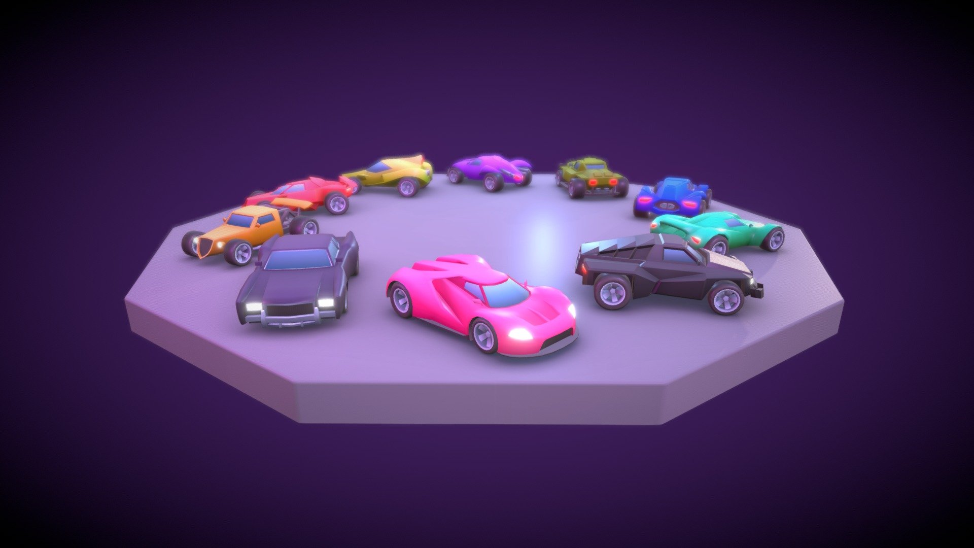 Toy Cars 3d model