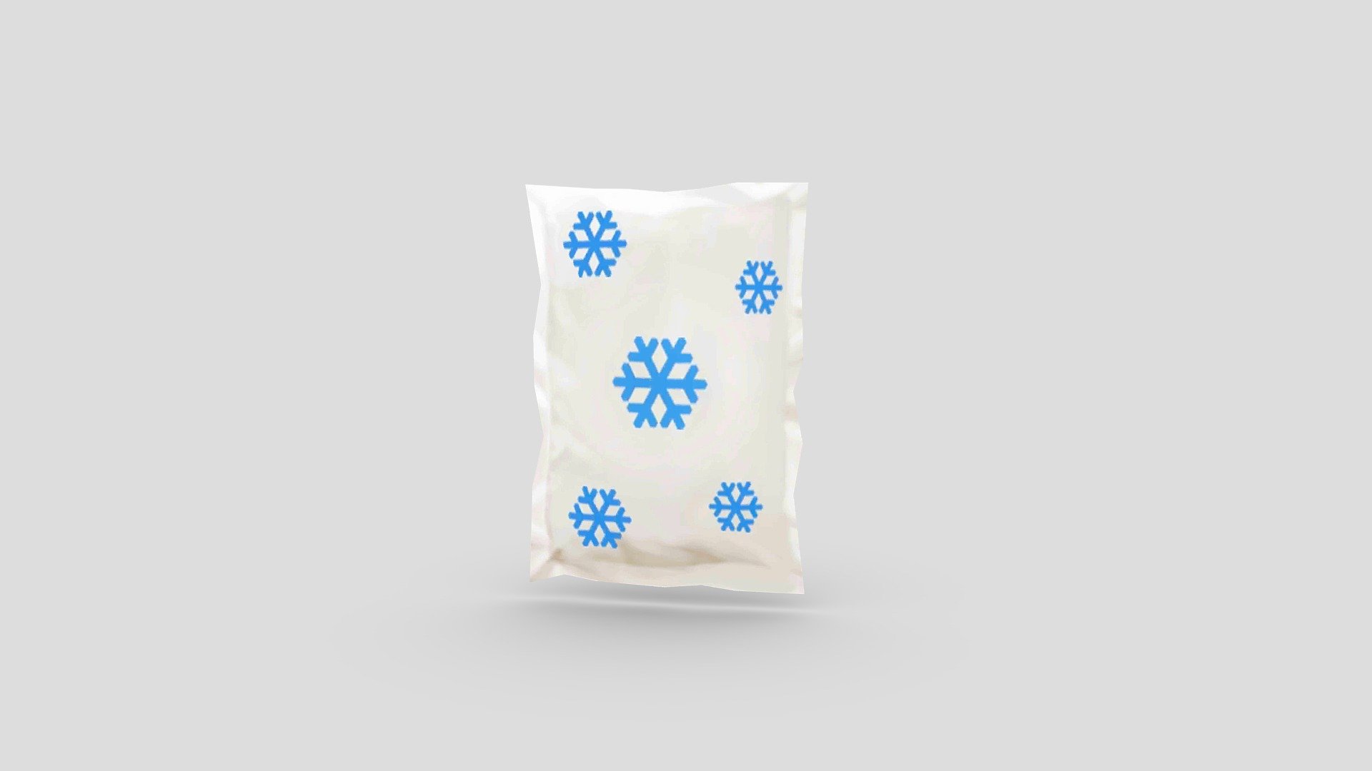 Cartoon cold pack 3d model