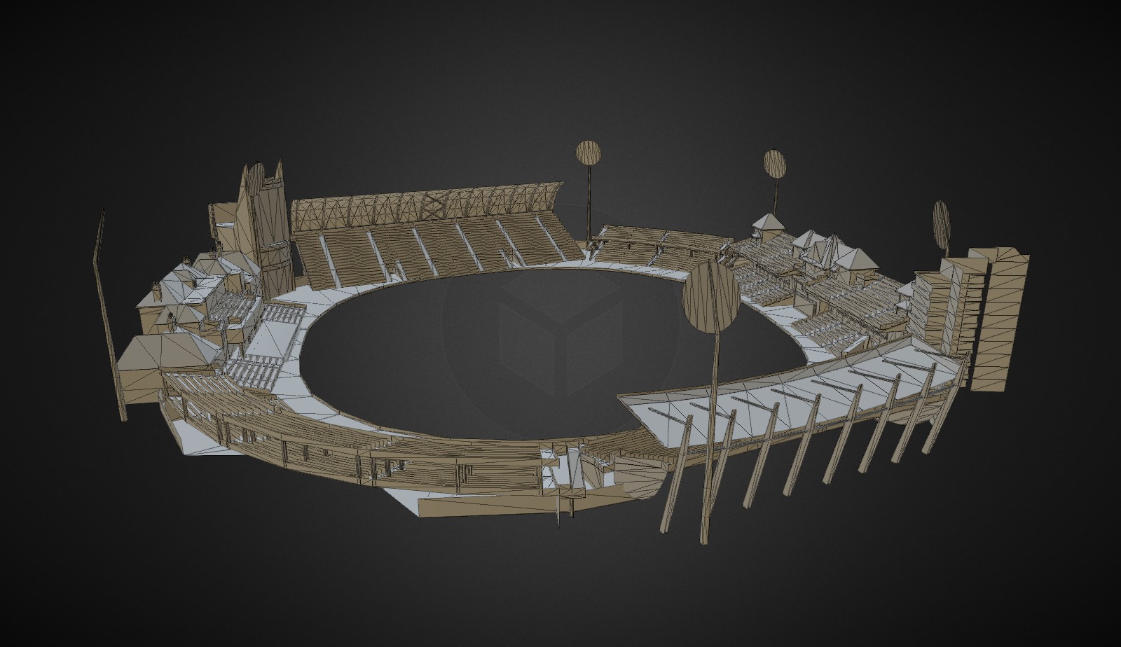 Trent Bridge 3d model