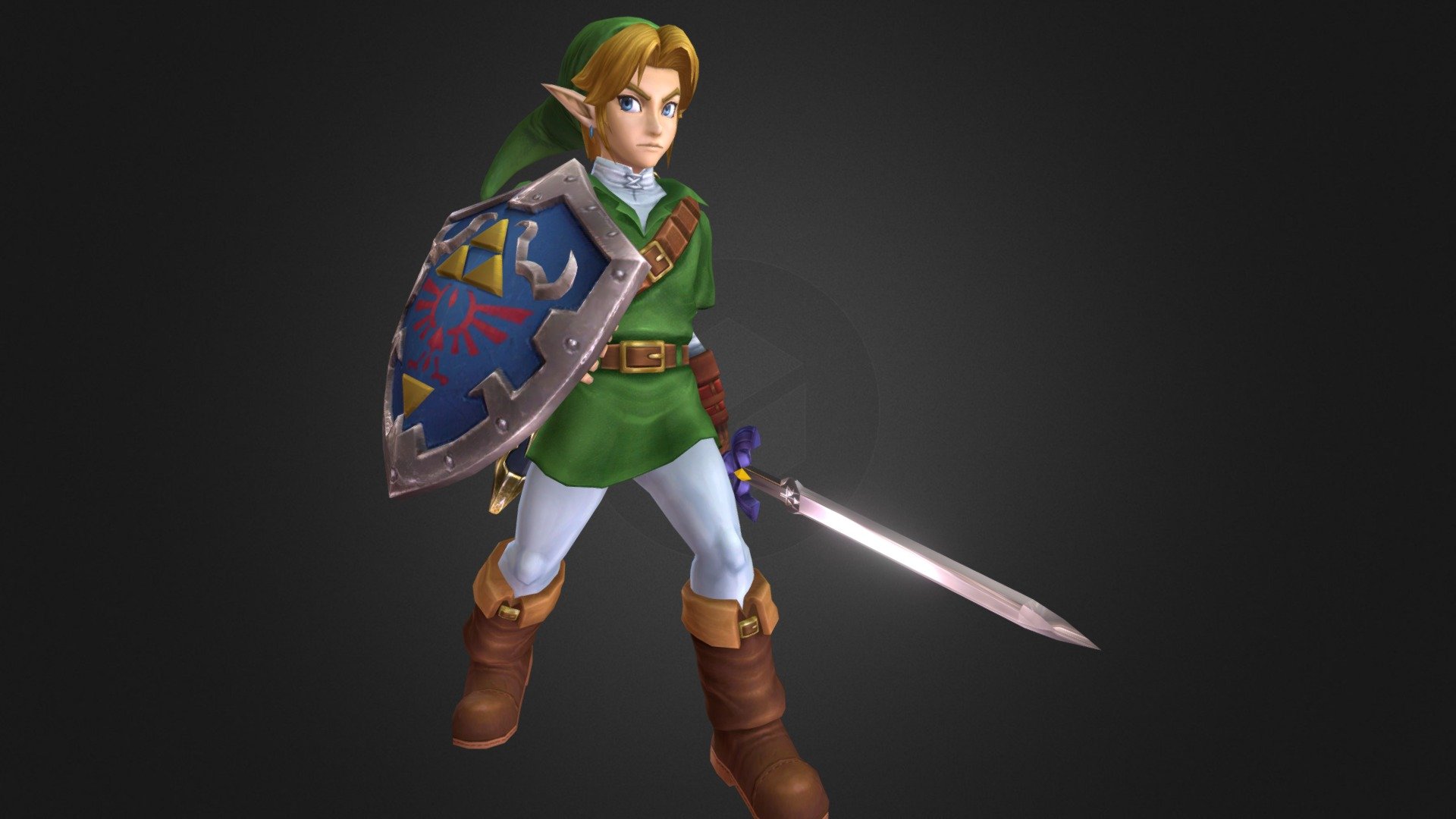 Ocarina of Time Link 3d model