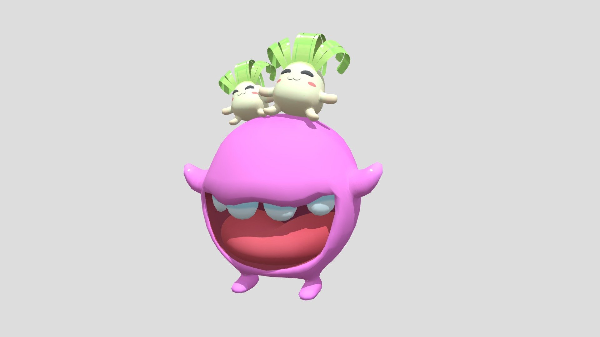 Onion Head 3d model