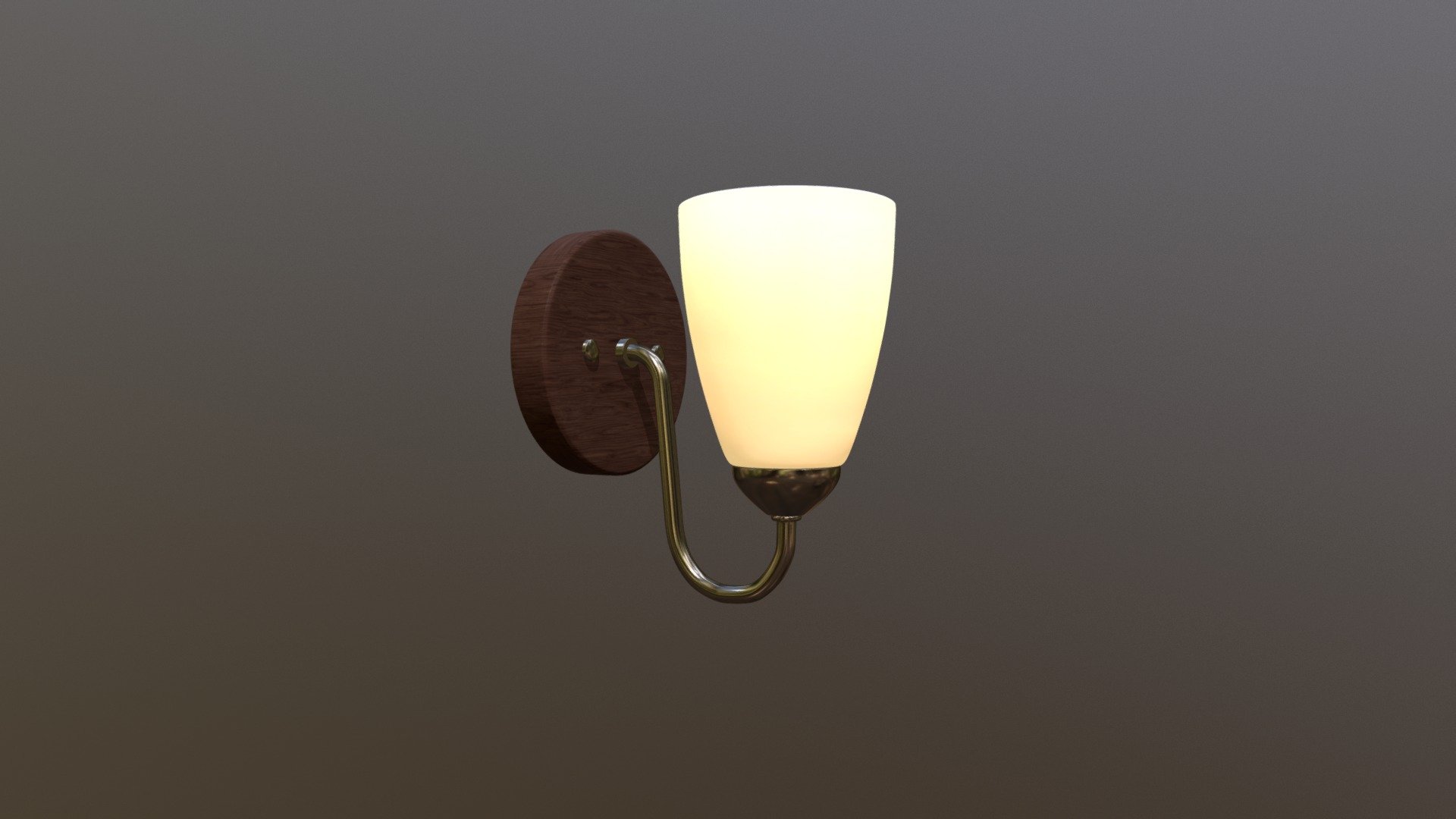 decorative wall lamp 3d model