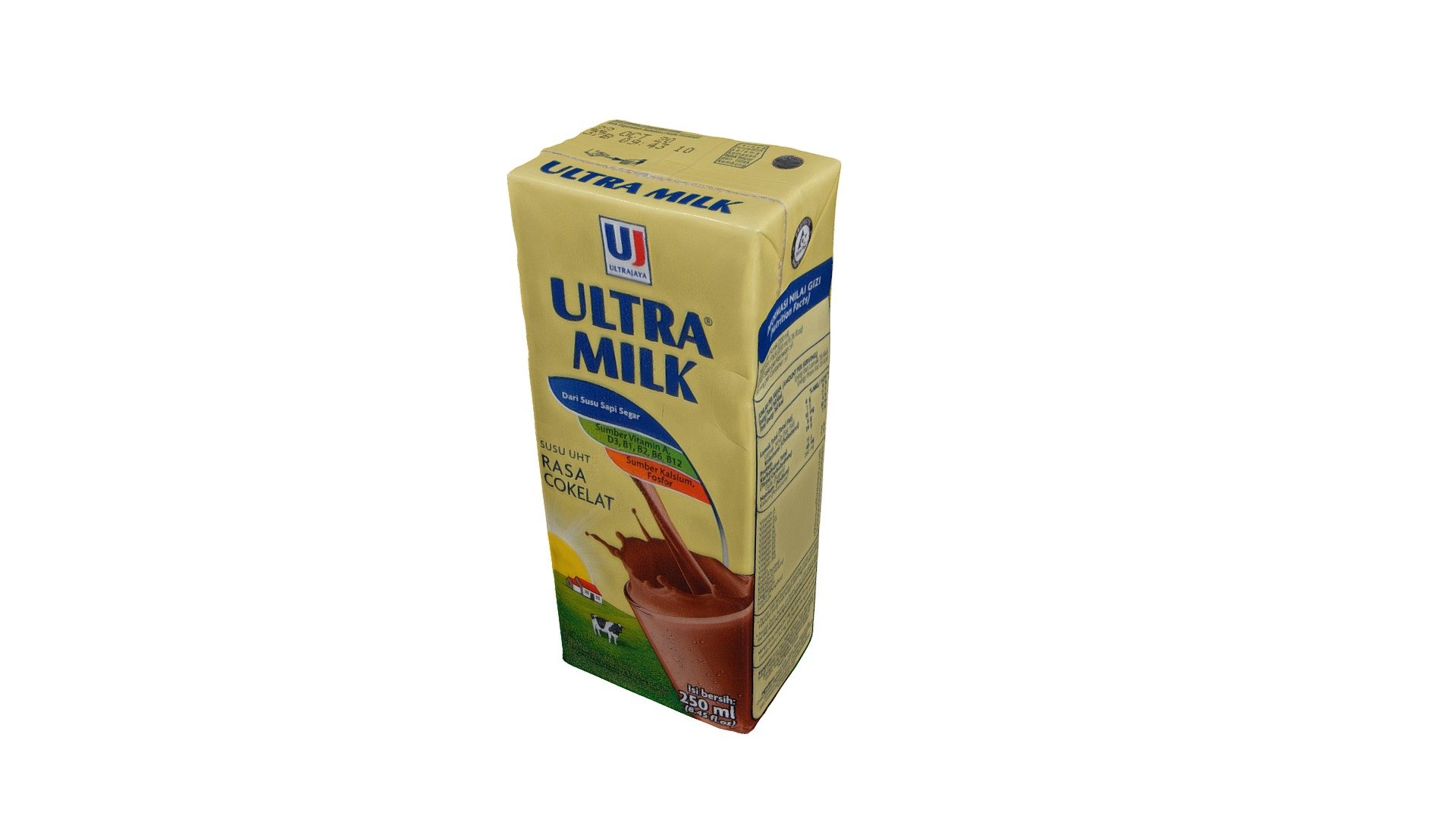 Ultra Milk Chocolate 250 ml 3d model