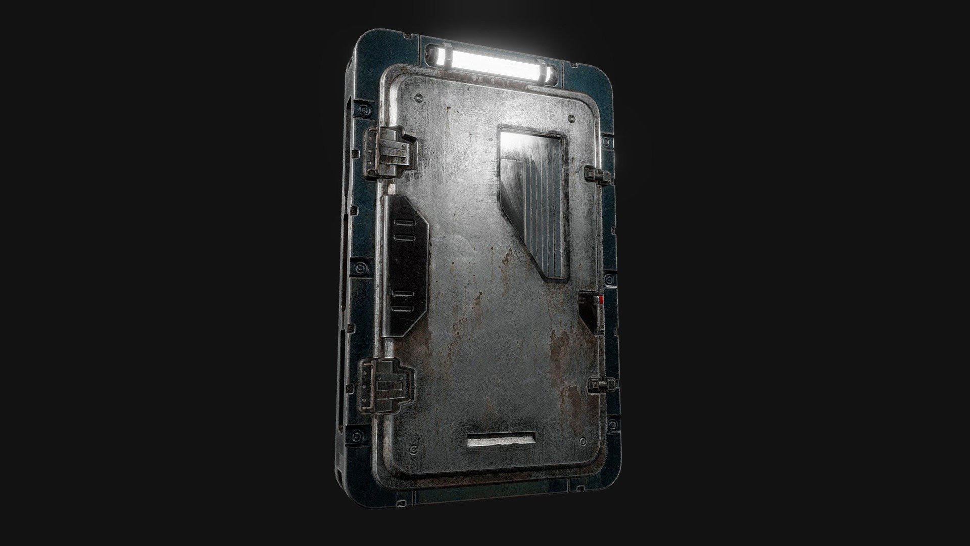 Sci-fi Door 3d model