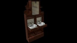 Second class wash basin