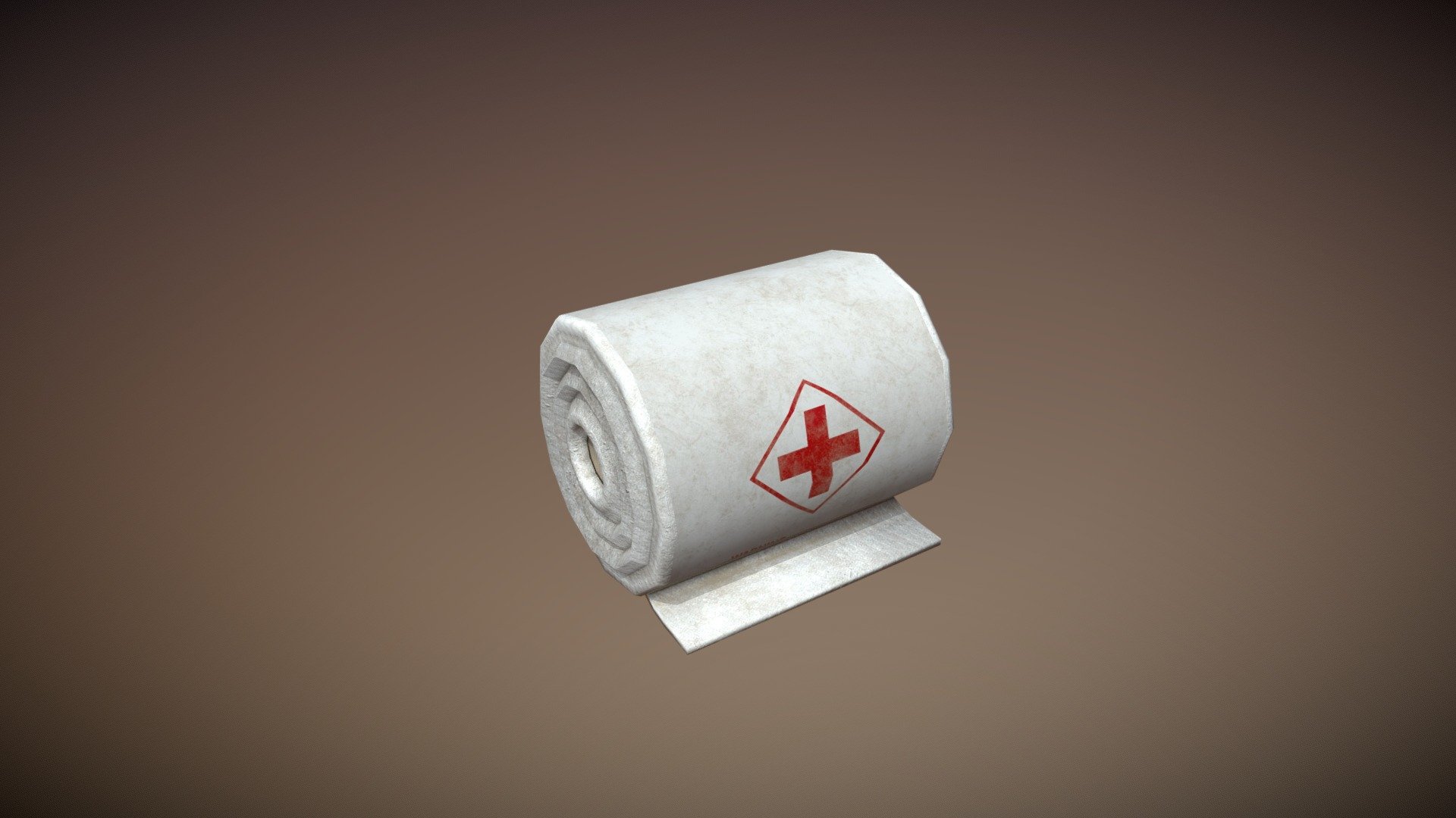 Bandage Roll 3d model