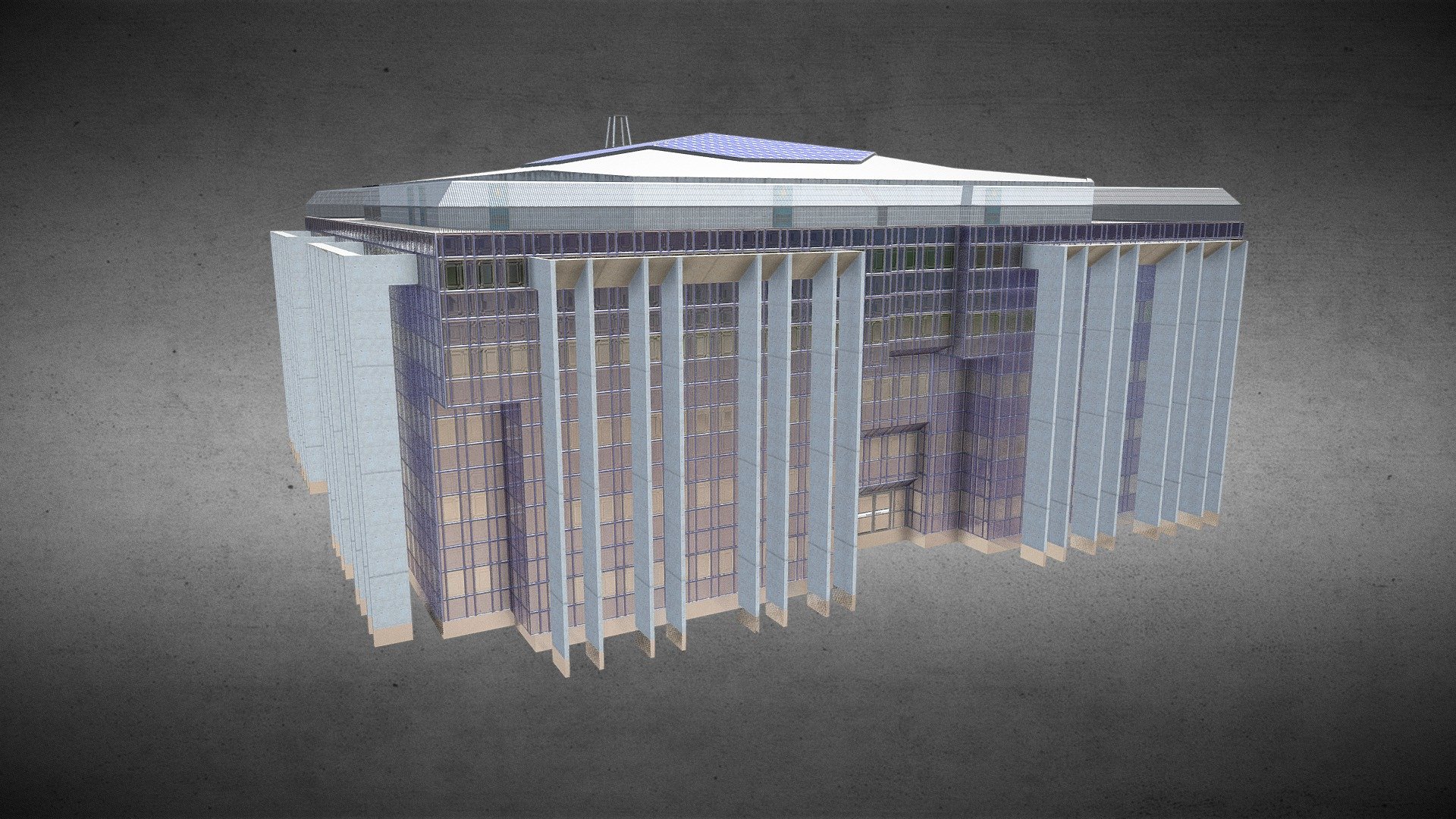 Interpol Building 3d model