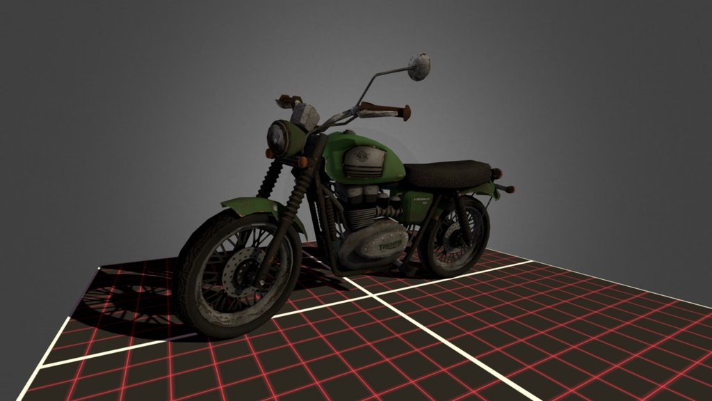 Triumph Scrambler 900 3d model