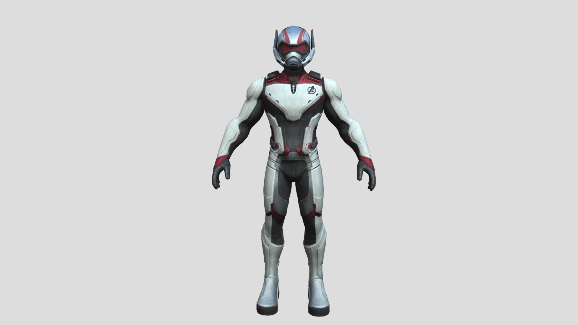 Ant-Man (Textured) (Rigged) 3d model