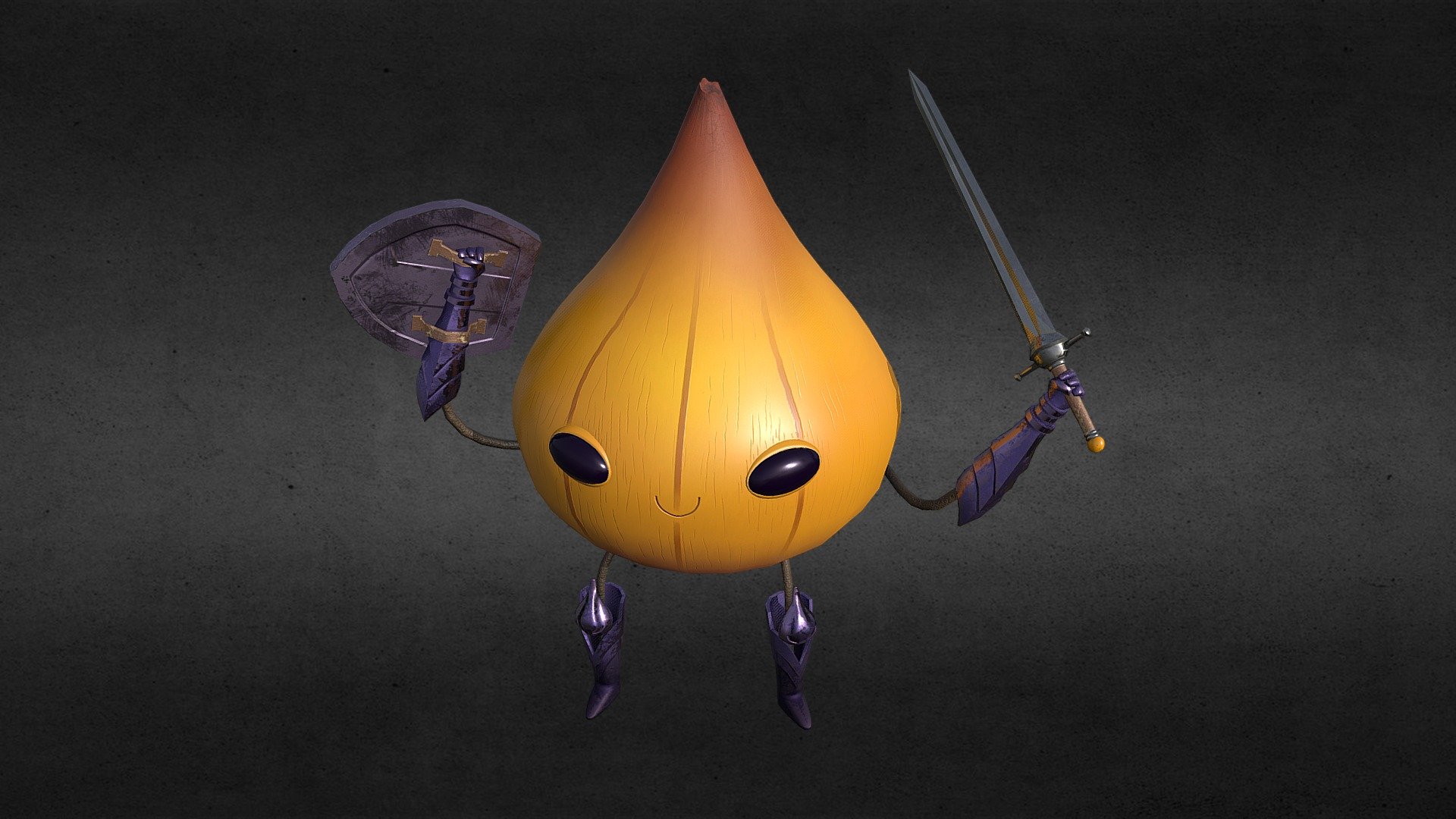 Onion Knight 3d model